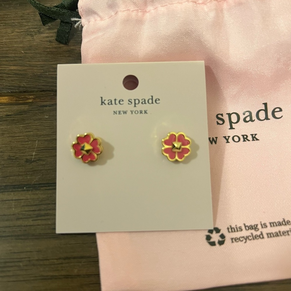 Kate Spade Pink Peppercorn SPADES & STUDS
Earrings